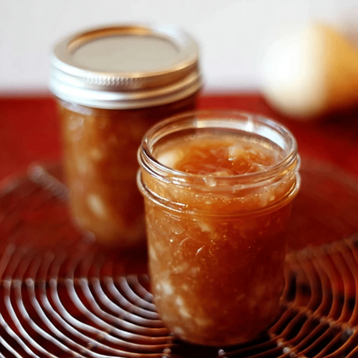 Homemade Spiced Honey Pear Jam