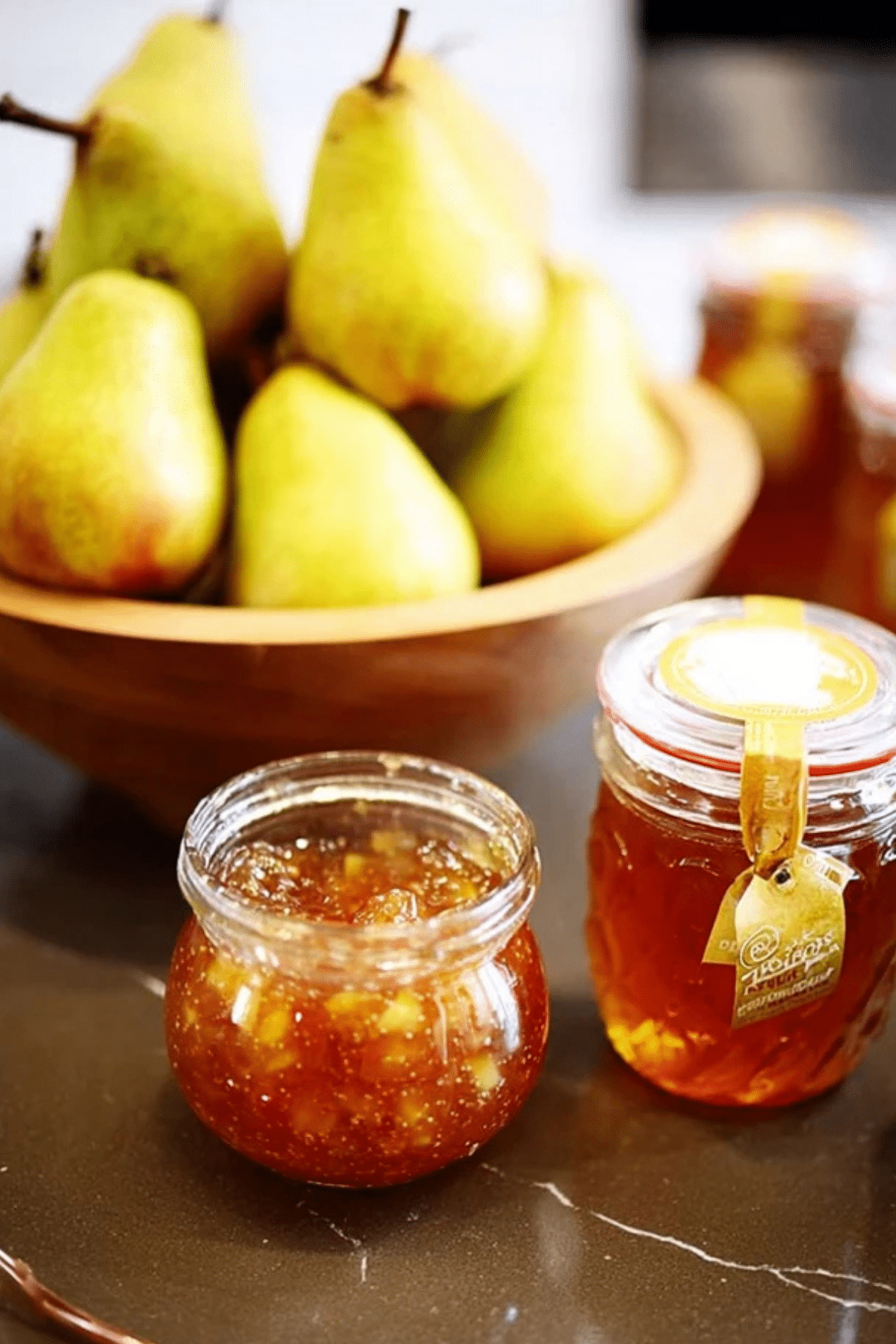 Homemade Spiced Honey Pear Jam