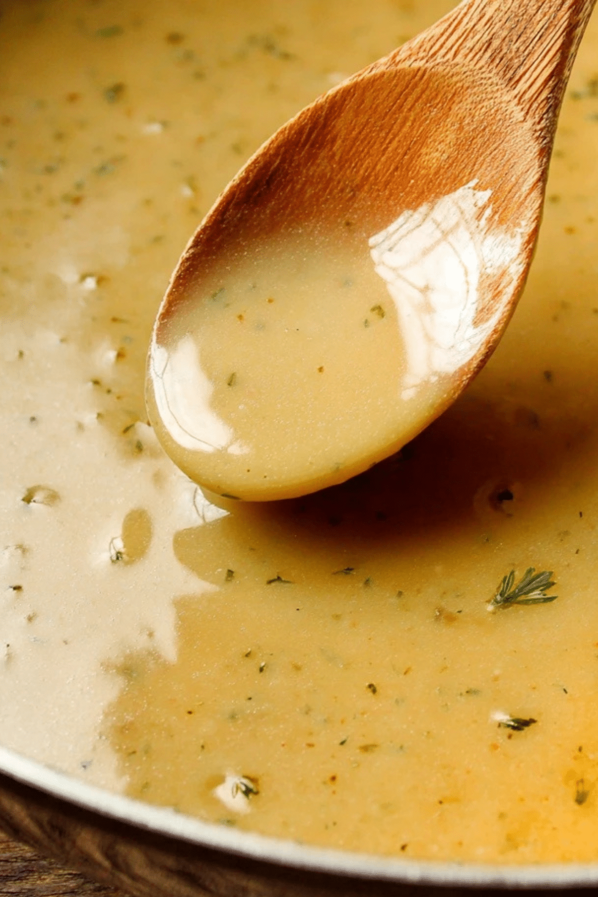 Homemade Turkey Gravy from Drippings
