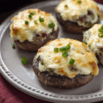 Jalapeno Popper Stuffed Mushrooms