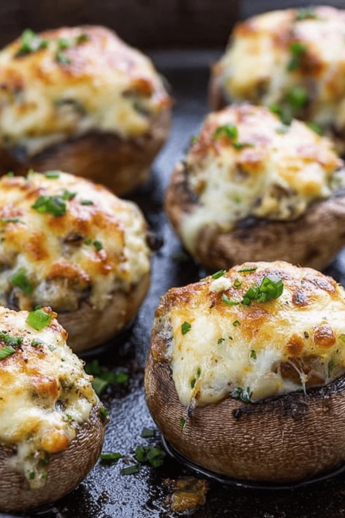 Jalapeno Popper Stuffed Mushrooms