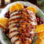 Juicy Cranberry Orange Glazed Turkey Breast