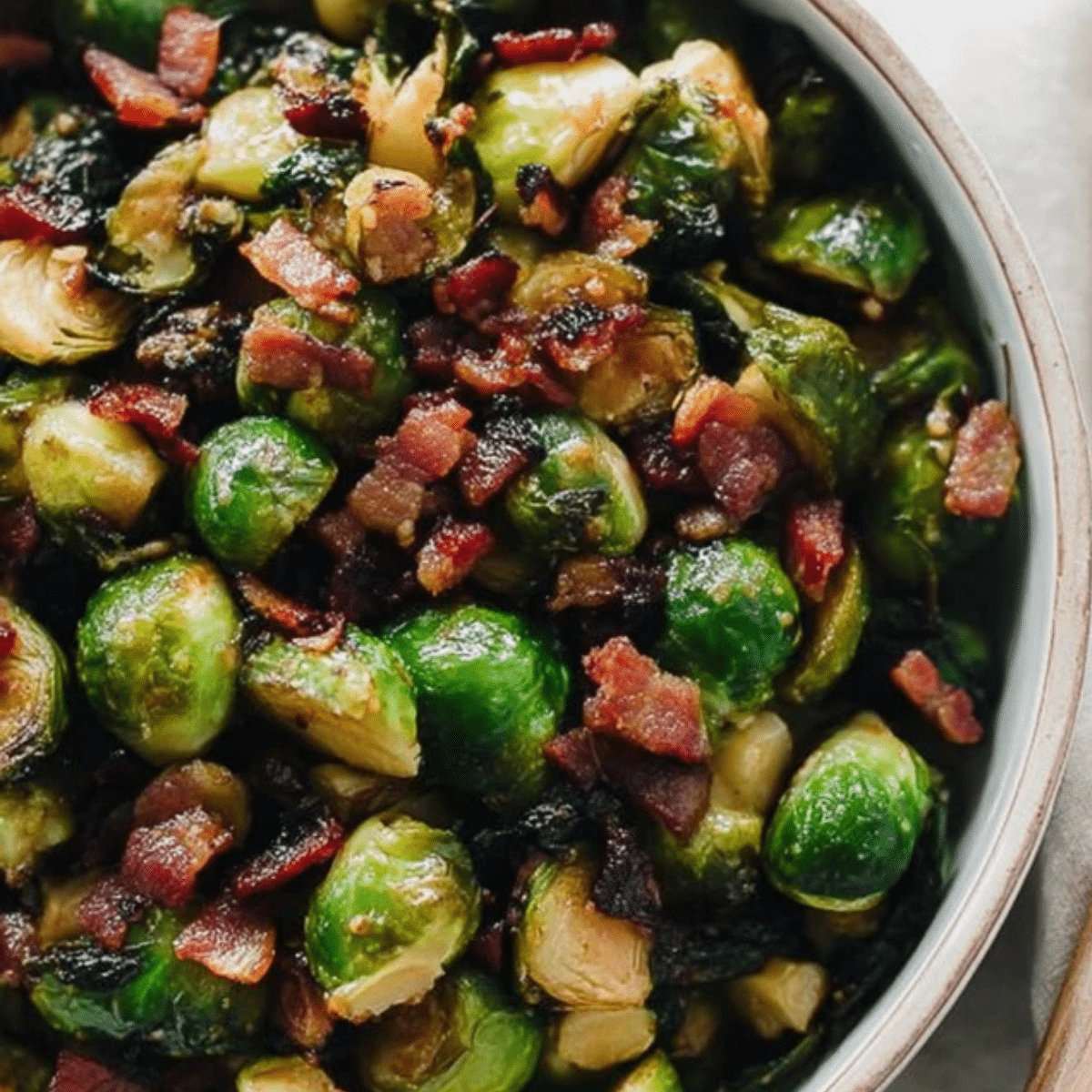 Maple Bacon Brussels Sprouts