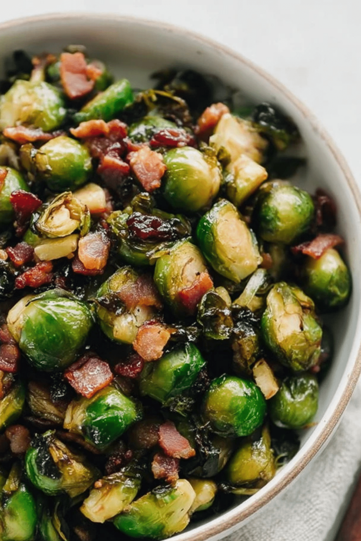 Maple Bacon Brussels Sprouts