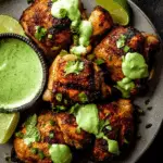 Peruvian Chicken with Green Sauce