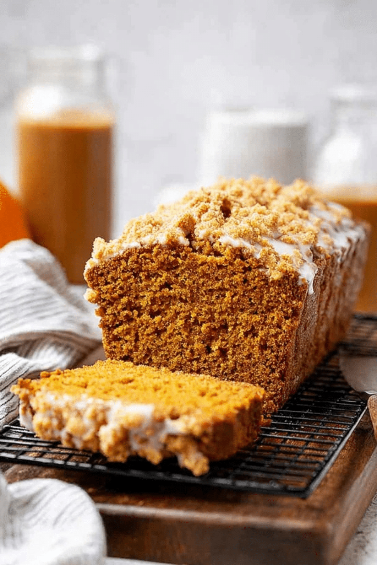 Pumpkin Bread with Maple Glaze