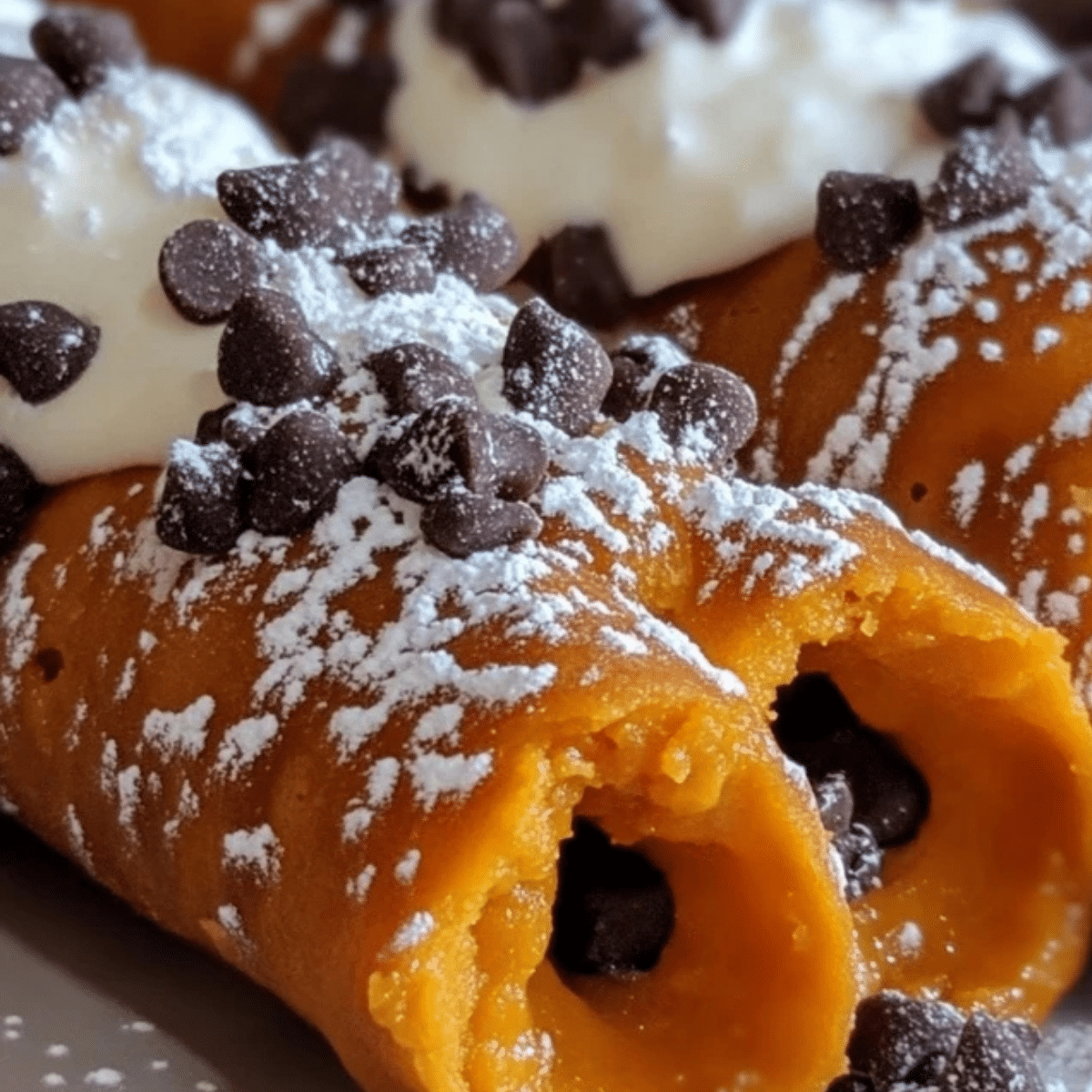 Pumpkin Cannoli