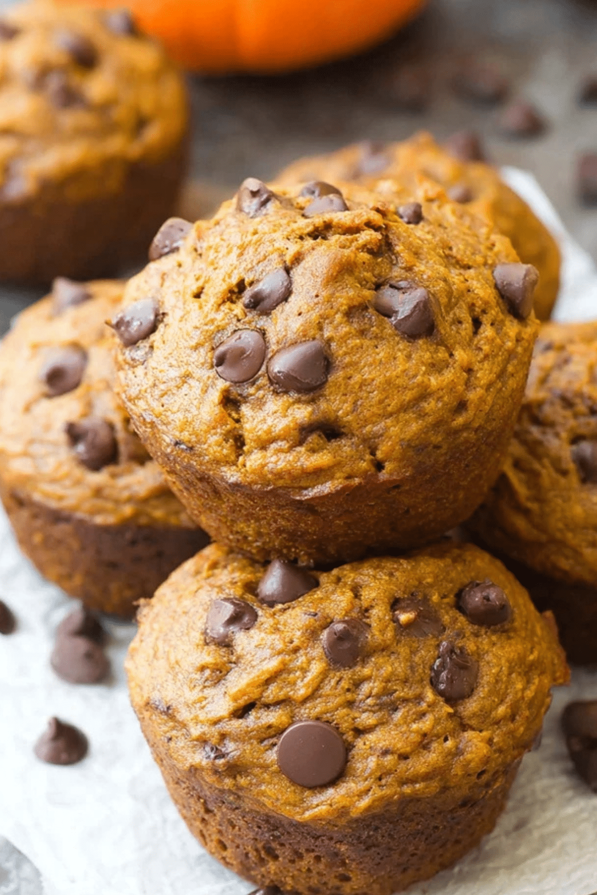 Pumpkin Chocolate Chip Muffins