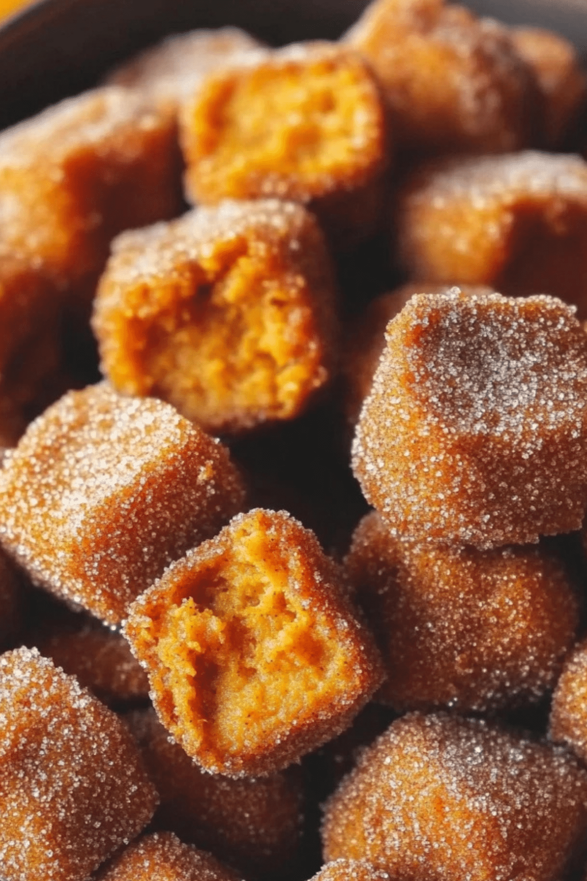 Pumpkin Churro Bites