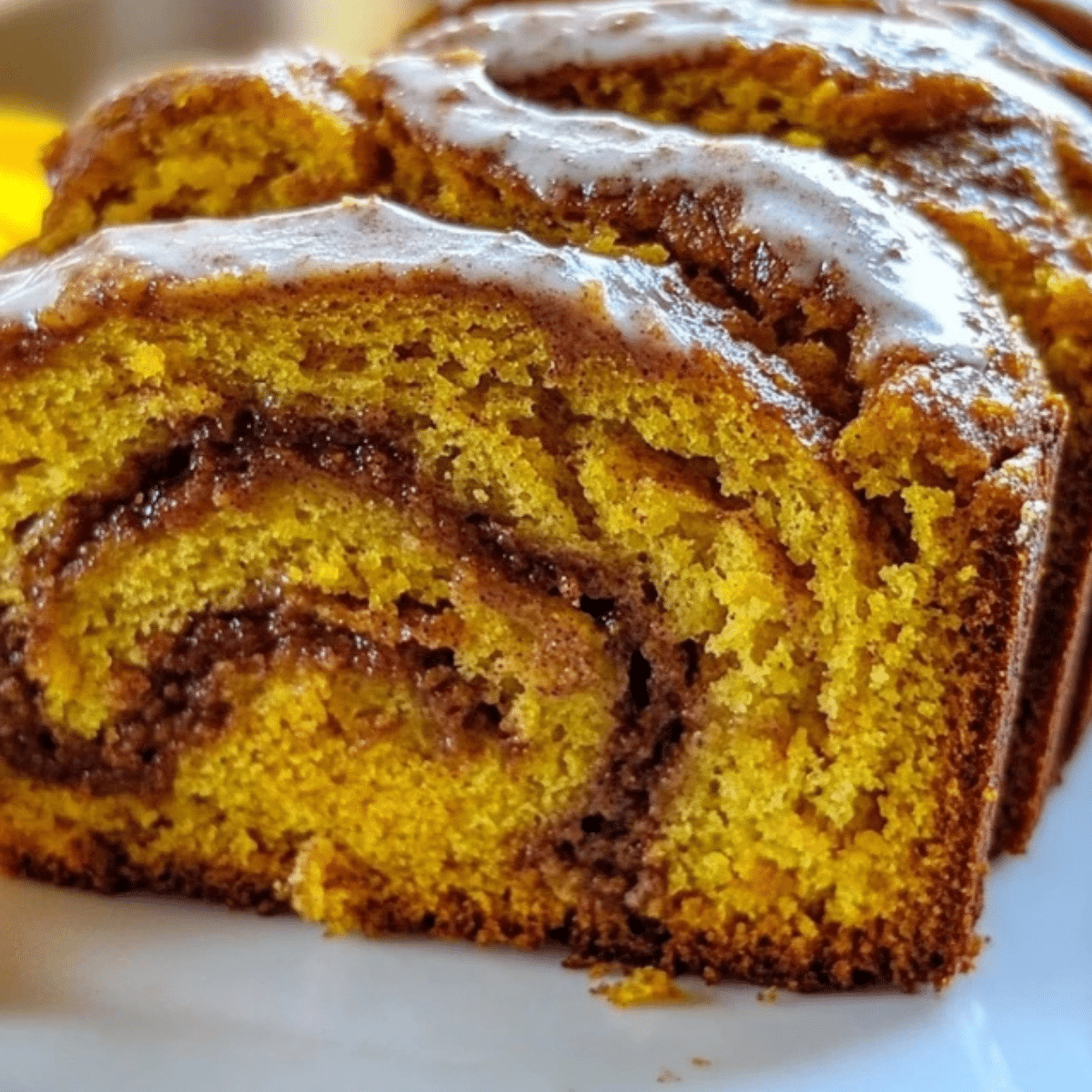 Pumpkin Cinnamon Swirl Bread