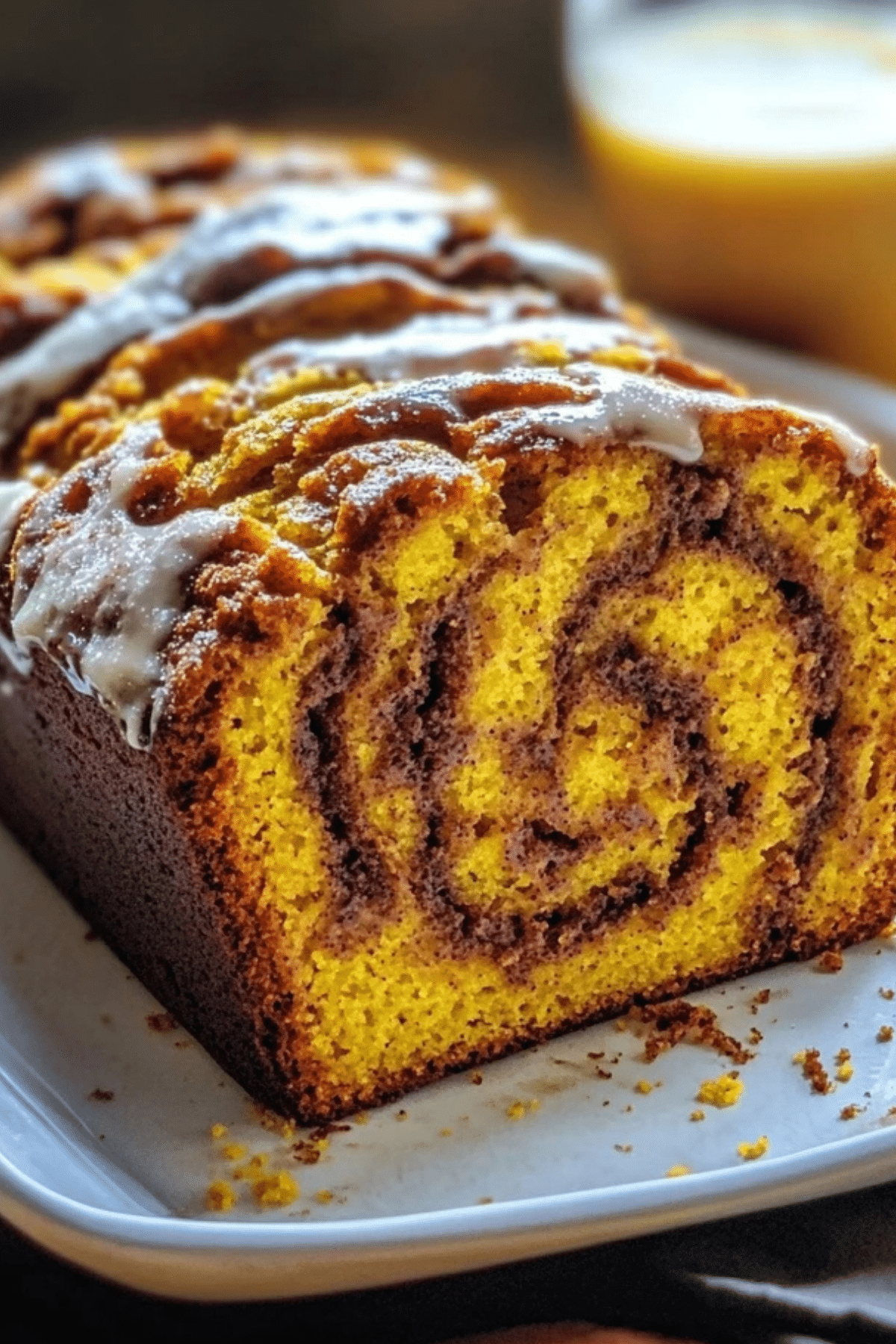 Pumpkin Cinnamon Swirl Bread