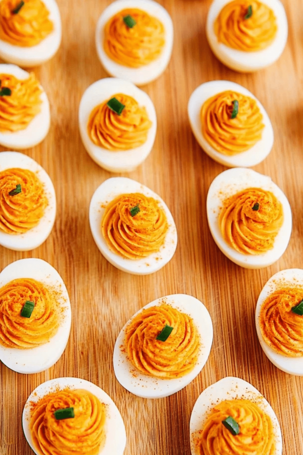 Pumpkin Deviled Eggs