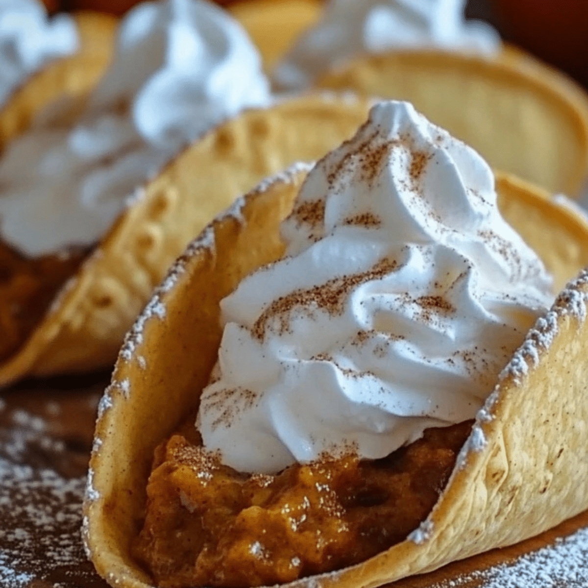 Pumpkin Pie Tacos