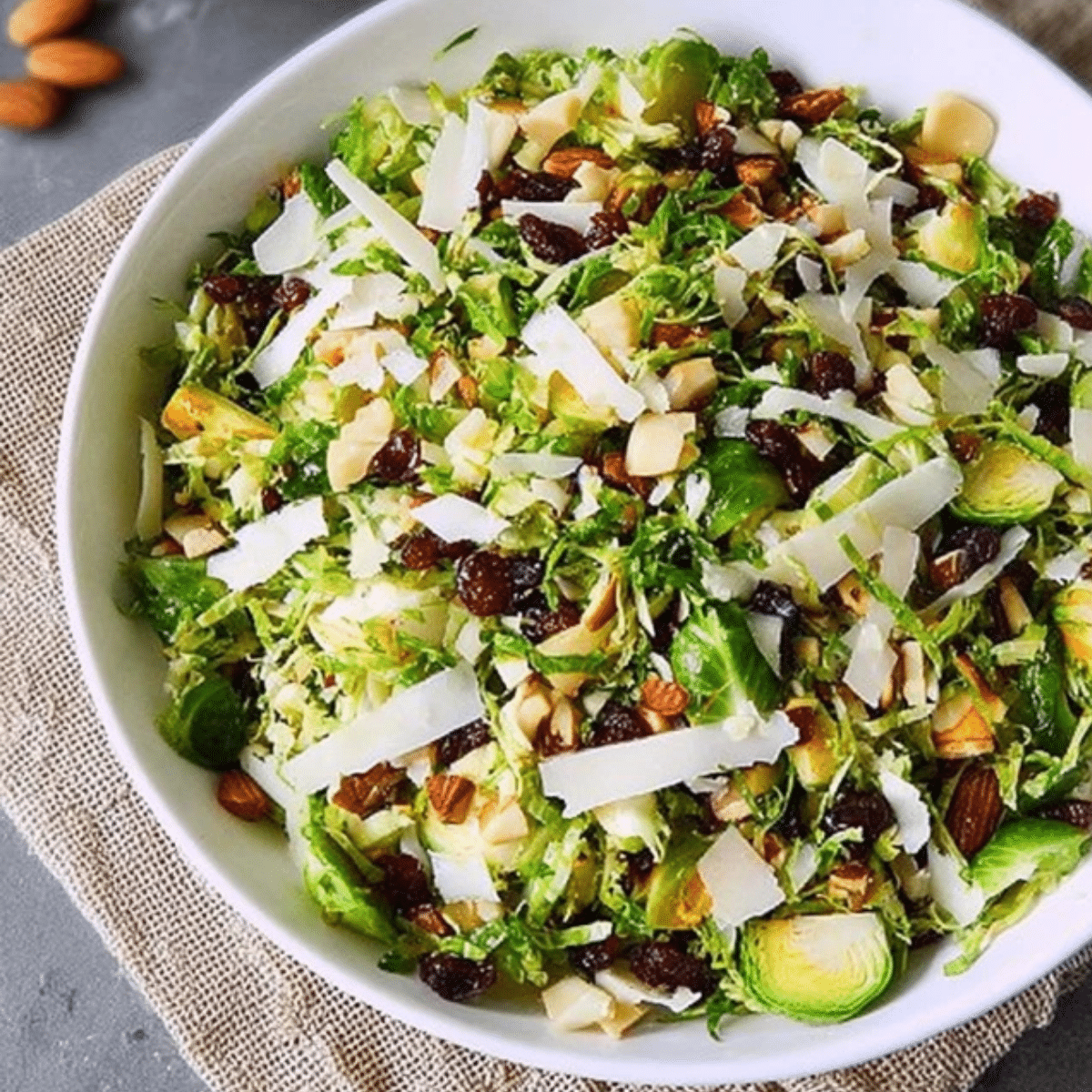 Shaved Brussels Sprouts Salad