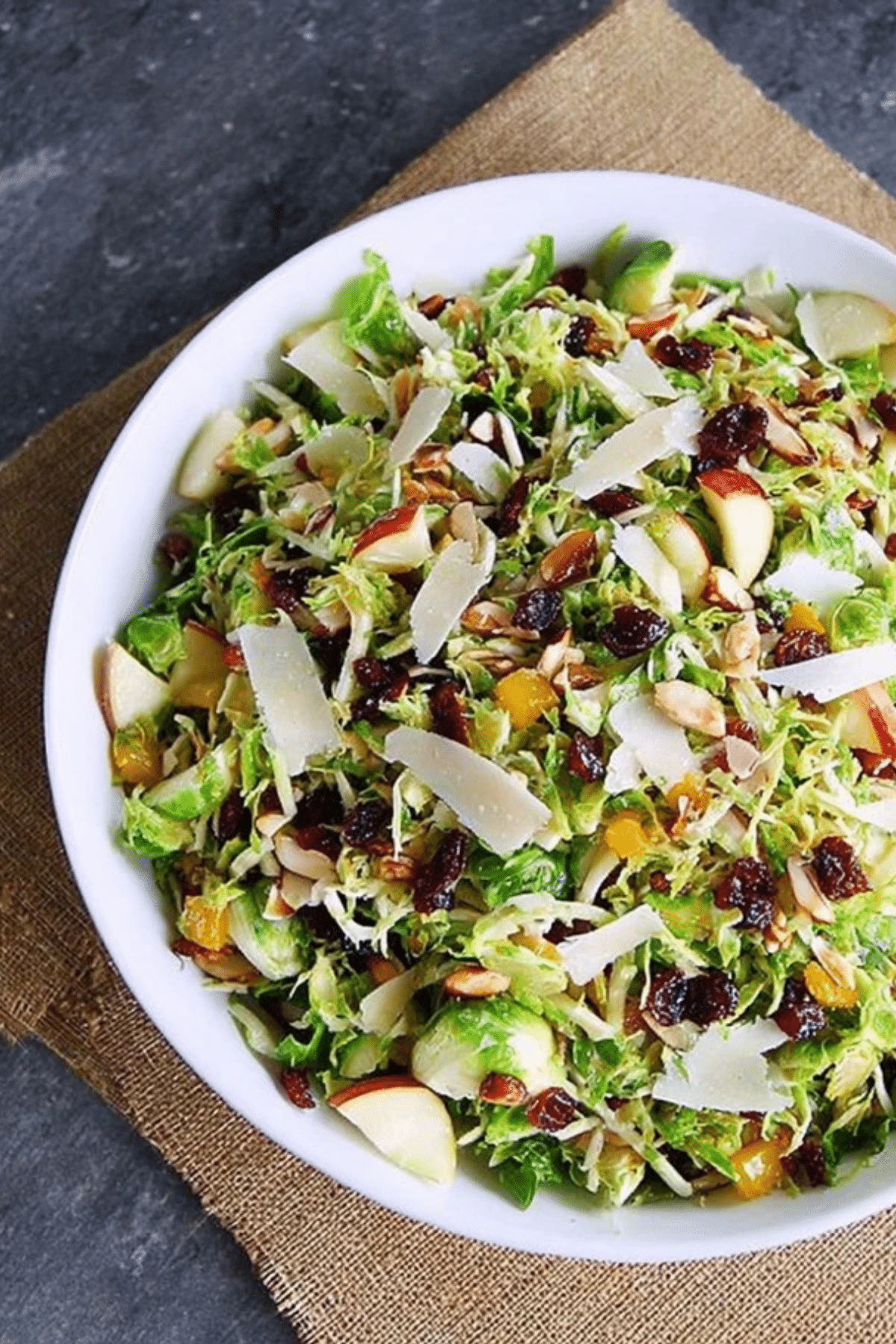 Shaved Brussels Sprouts Salad
