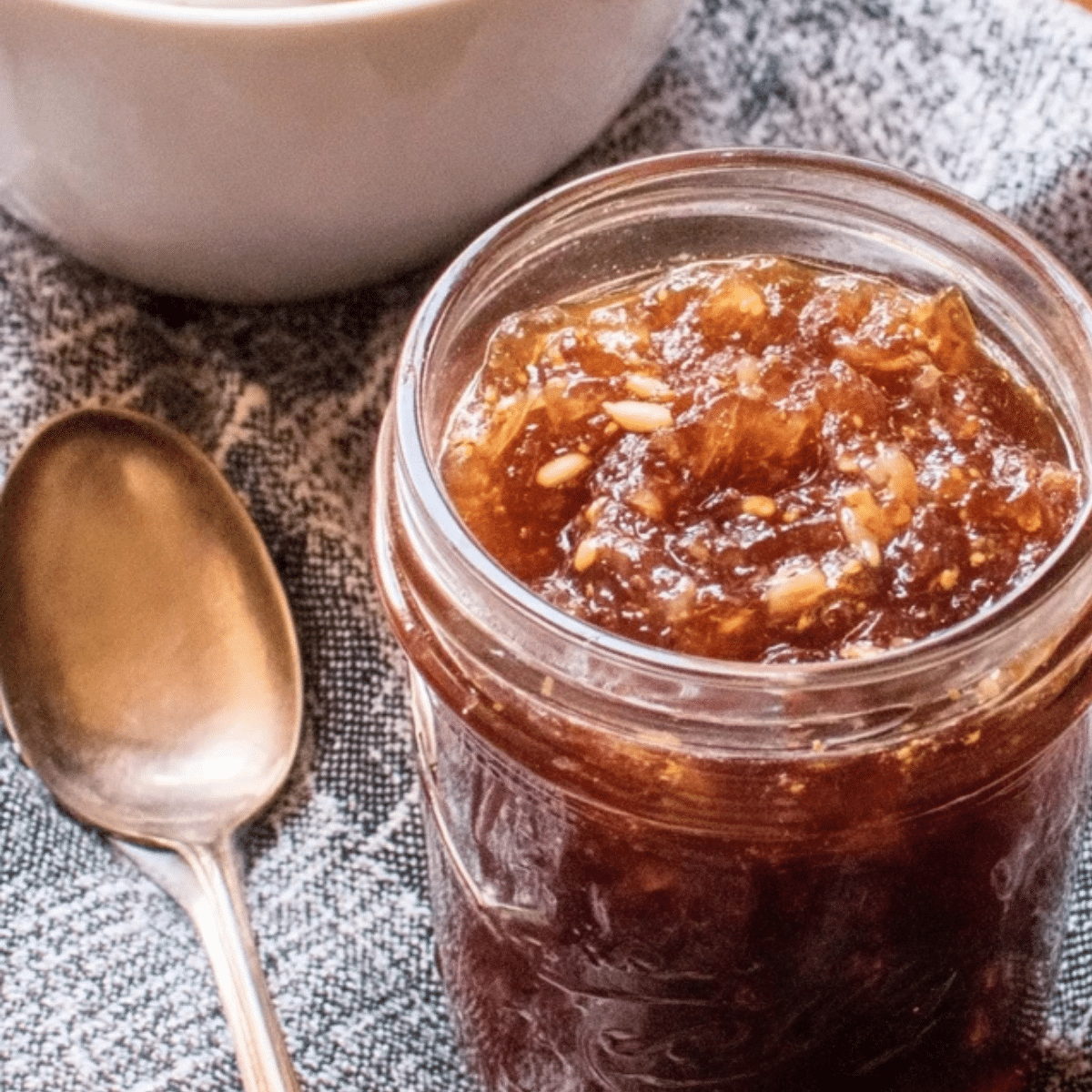Spiced Fig Jam Recipe for Canning