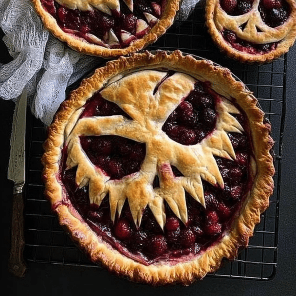 Spooky Good Berry Pie