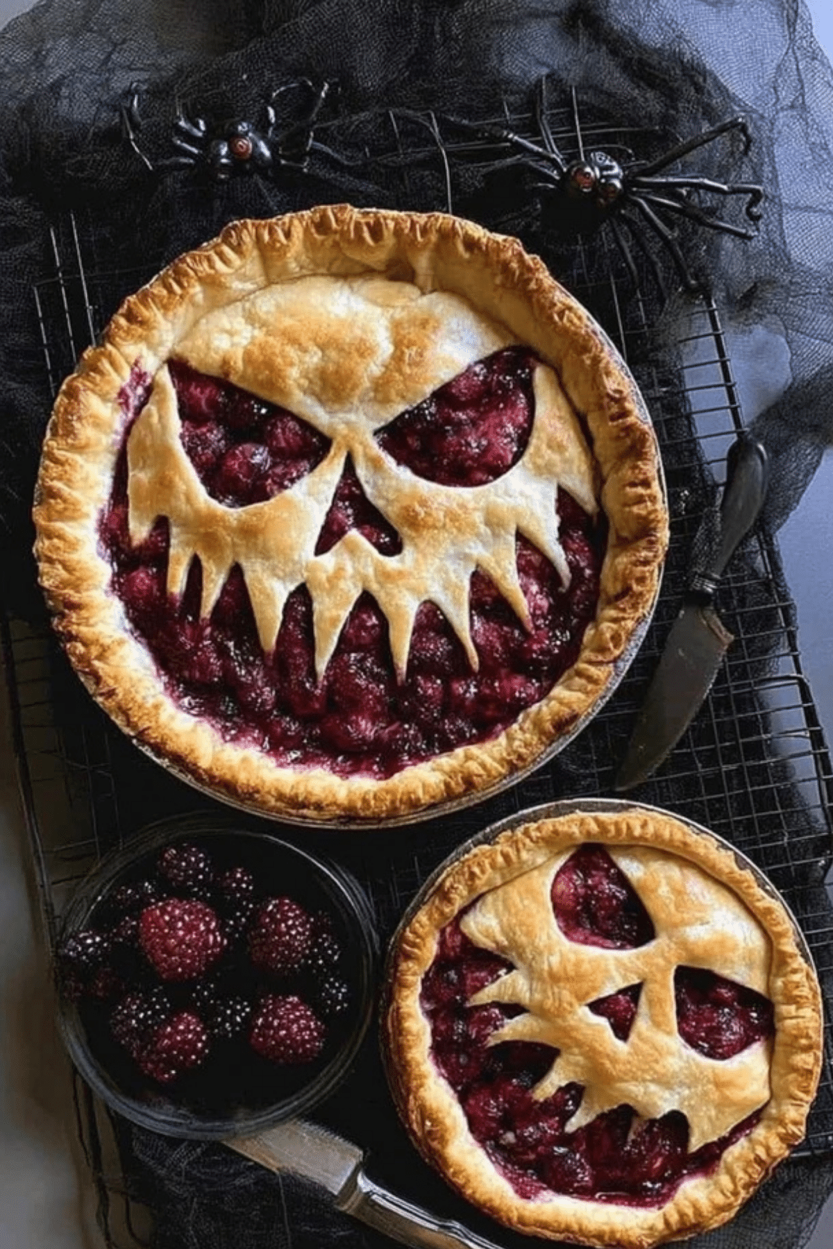 Spooky Good Berry Pie