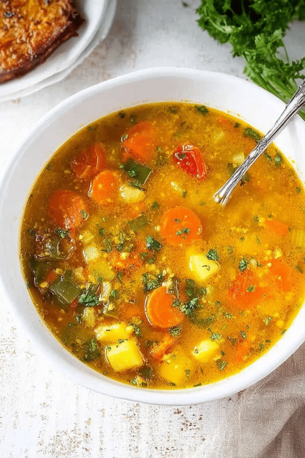 Vegetable Soup without Tomatoes