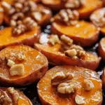 Walnut Maple Roasted Sweet Potatoes
