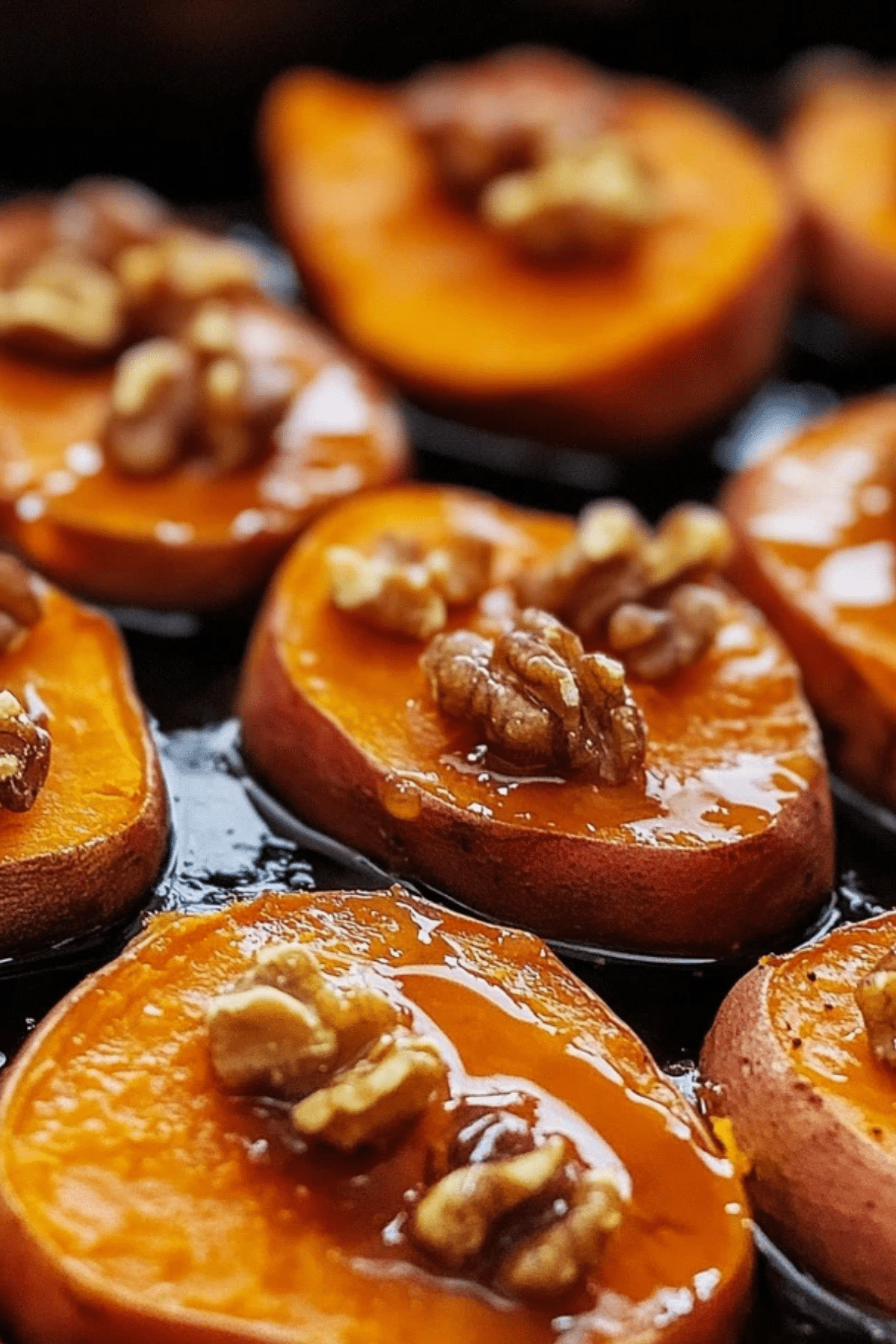Walnut Maple Roasted Sweet Potatoes