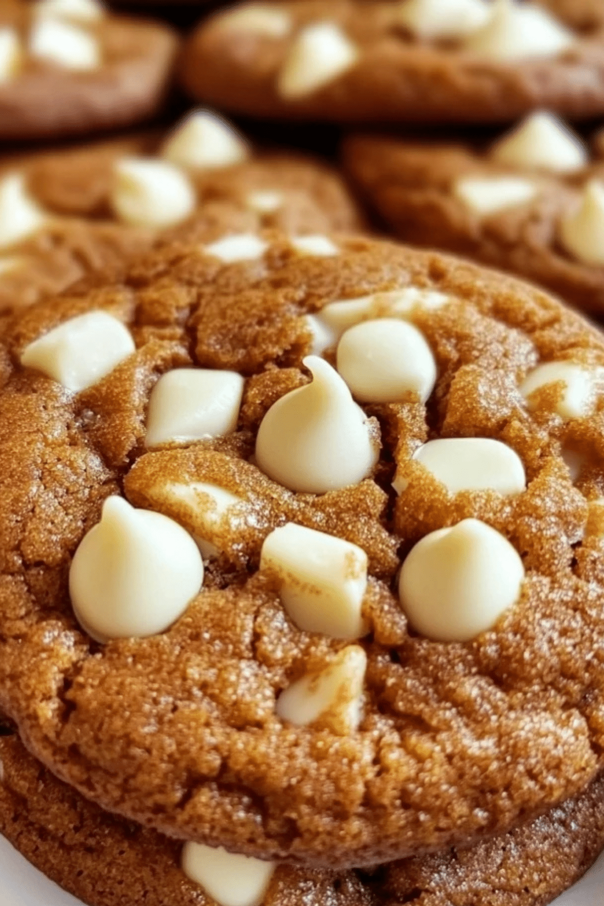 White Chocolate Pumpkin Spice Cookies
