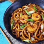 Yaki Udon with Shrimp