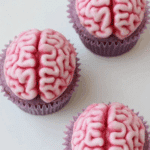 Zombie Brain Cupcakes