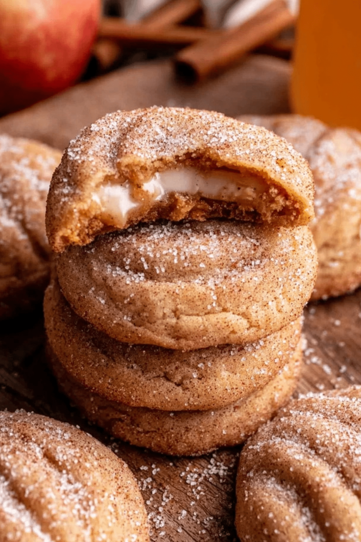 Apple Cider Cheesecake Cookies