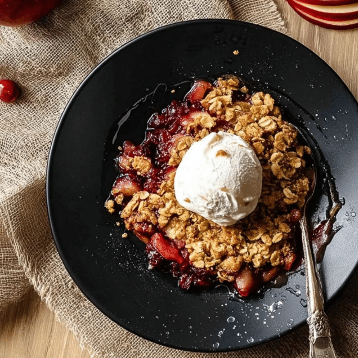 Apple Cranberry Crisp