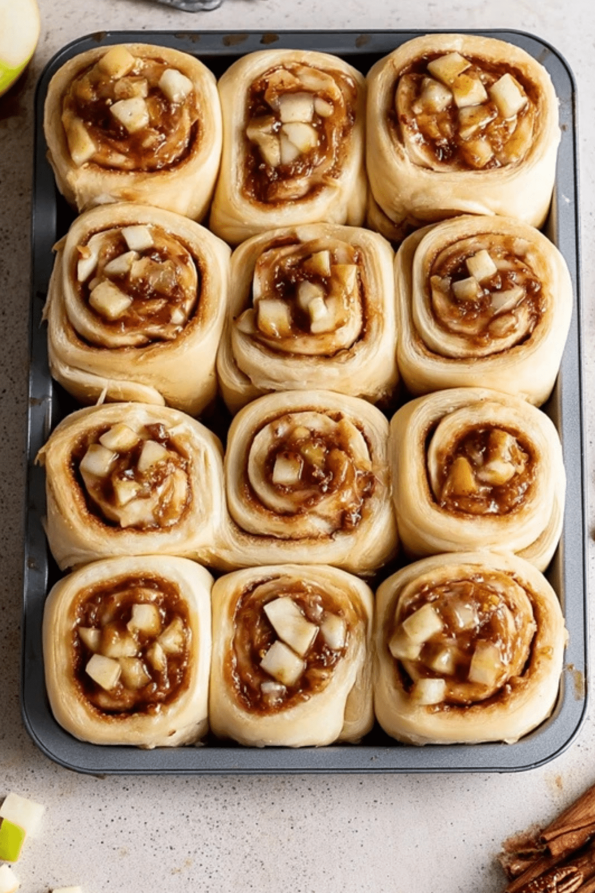 Baked Apple Cinnamon Rolls