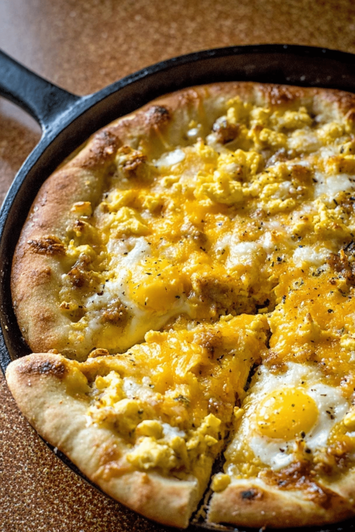 Breakfast Pizza Recipe with Sausage Gravy