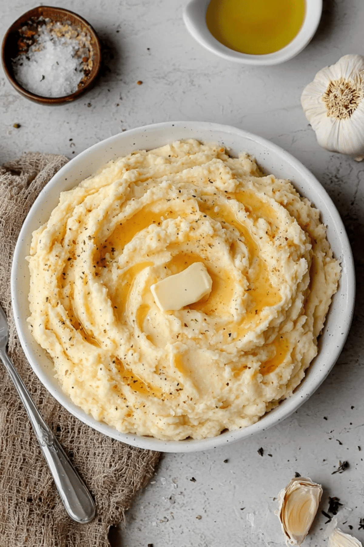 Brown Butter Garlic Mashed Potatoes