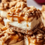 Caramel Apple Cheesecake Bars