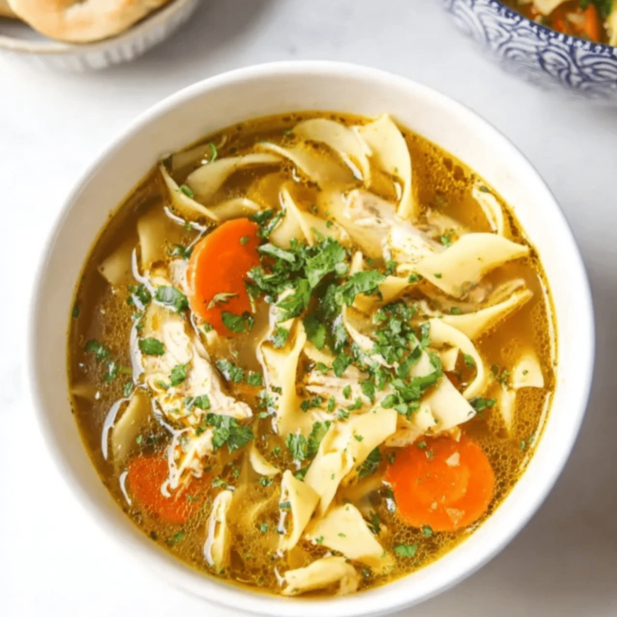Chicken Noodle Soup with Egg Noodles