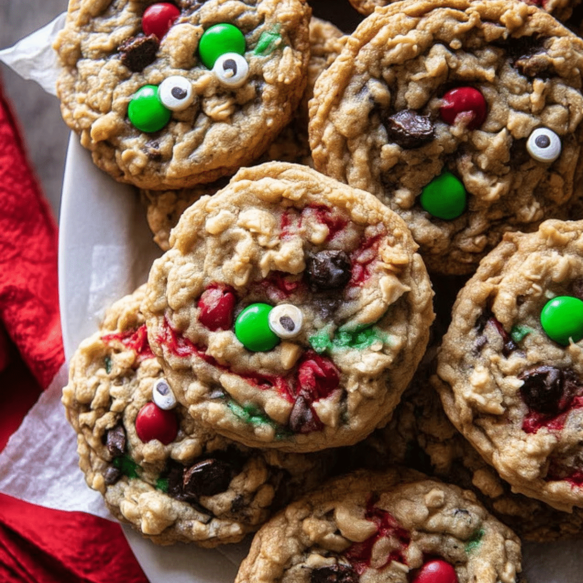 Christmas Monster Cookies
