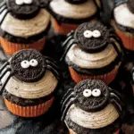 Cookies and Scream Spider Cupcakes