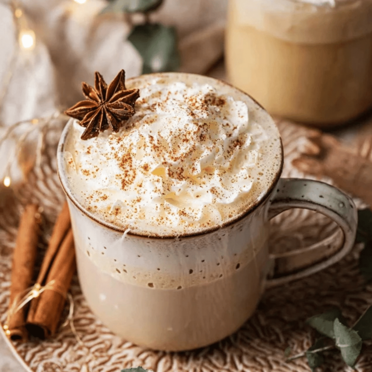 Cozy Eggnog Latte