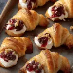 Cranberry Cream Cheese Crescent Bites