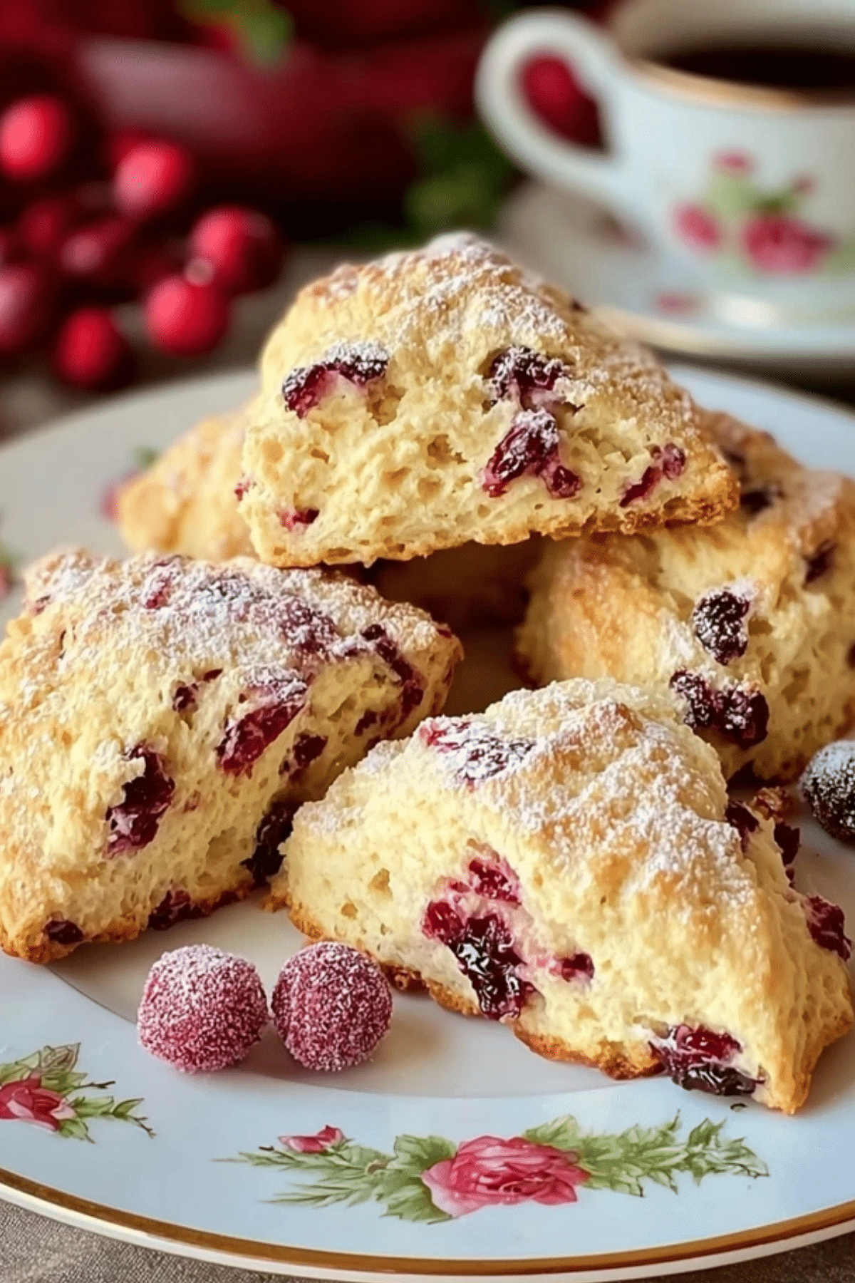 Cranberry Orange Scones