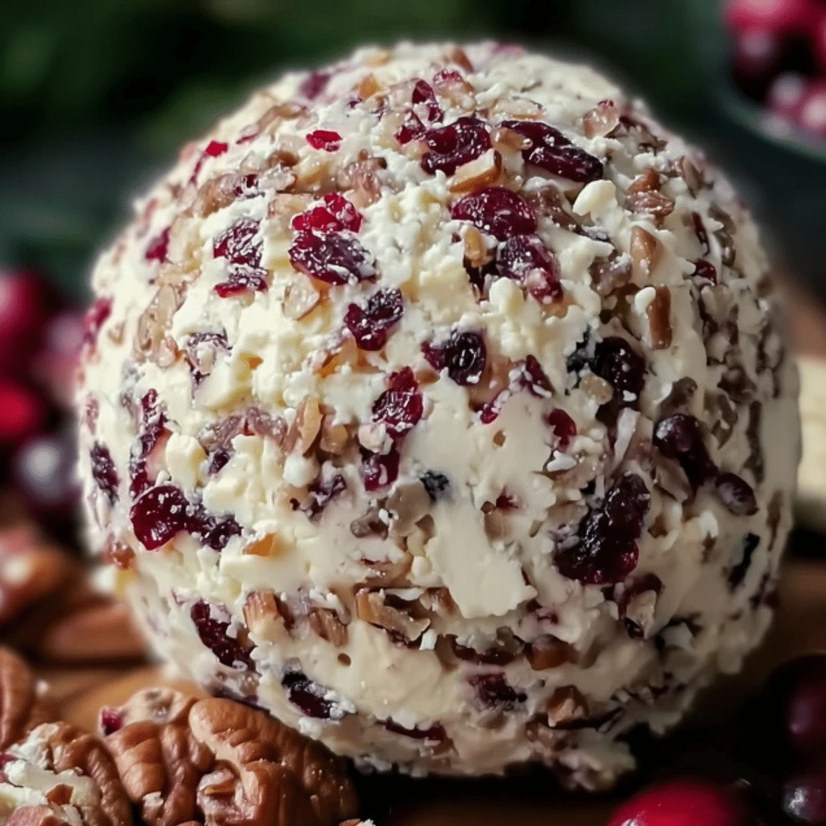 Cranberry Pecan Cheese Ball