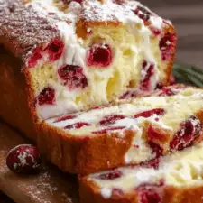Cream Cheese Cranberry Loaf