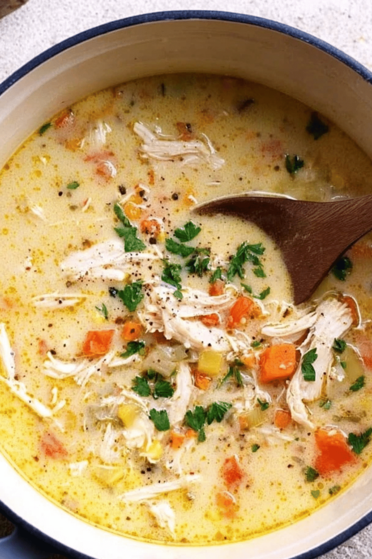 Creamy Chicken Vegetable Soup