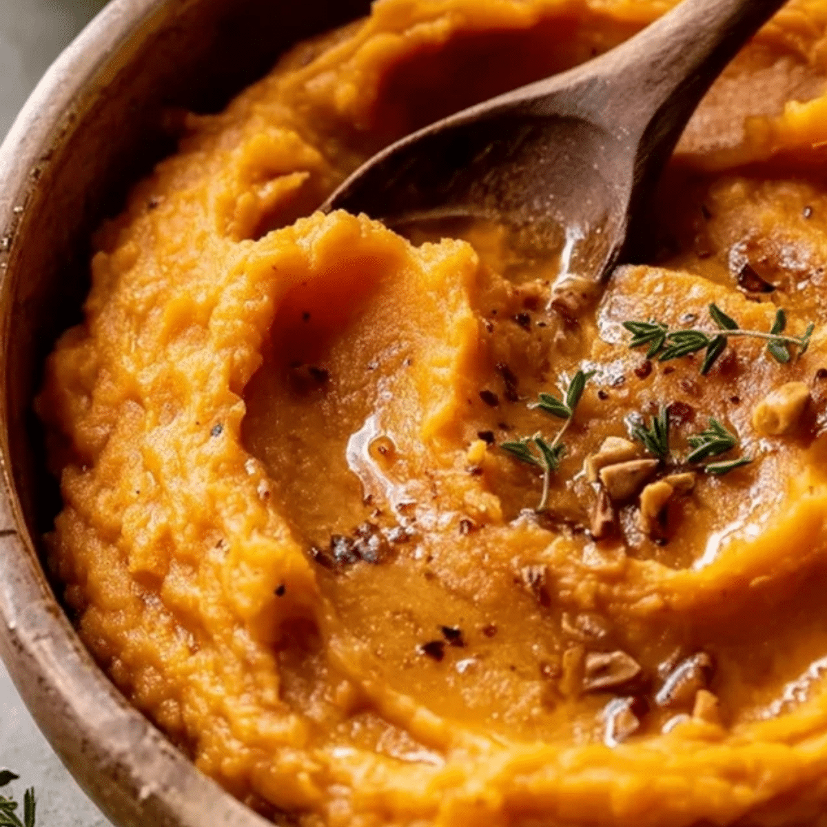 Creamy Sweet Potato Mash with Nutty Brown Butter