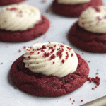 Crumbl Copycat Red Velvet Cookies