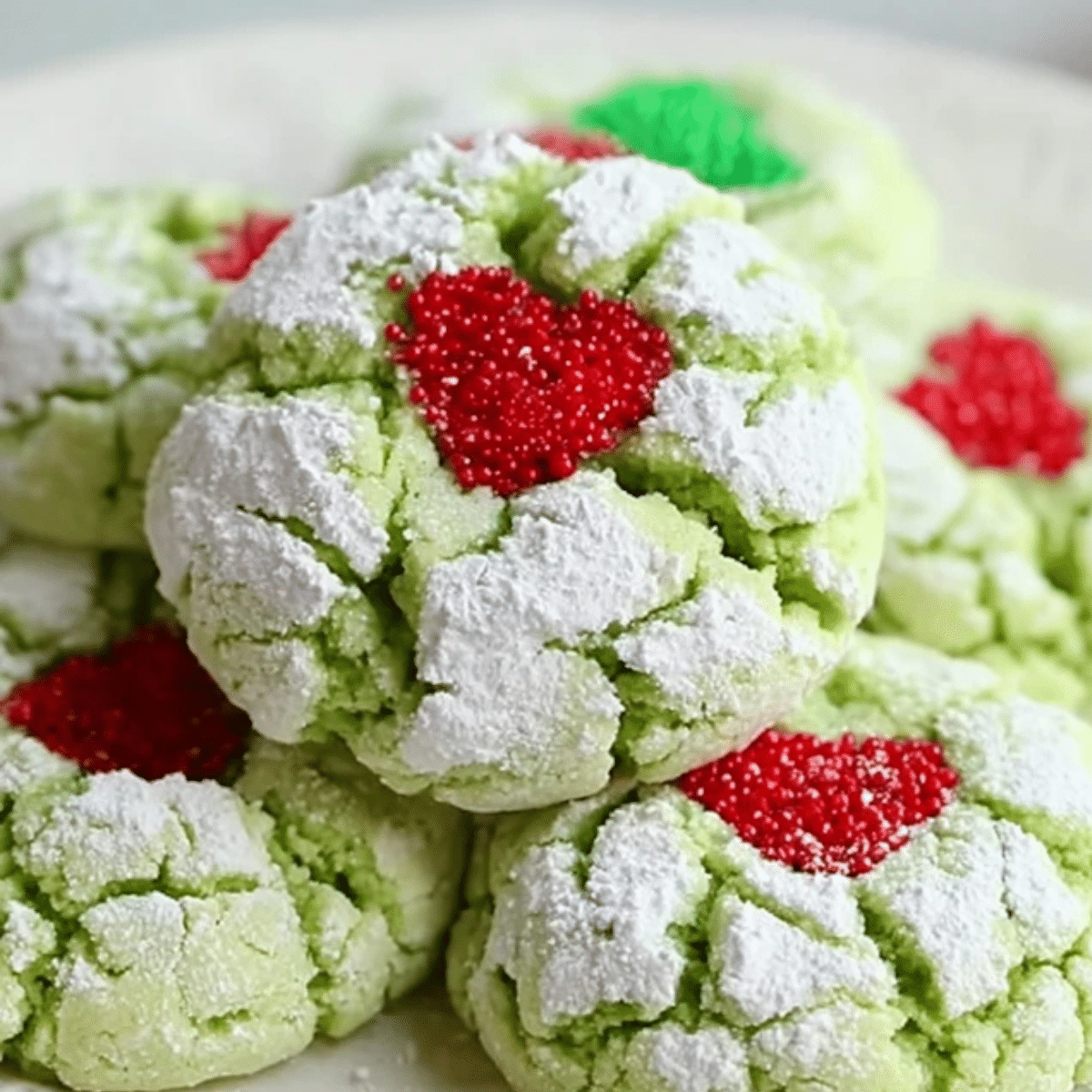 Festive Crinkle Cookies
