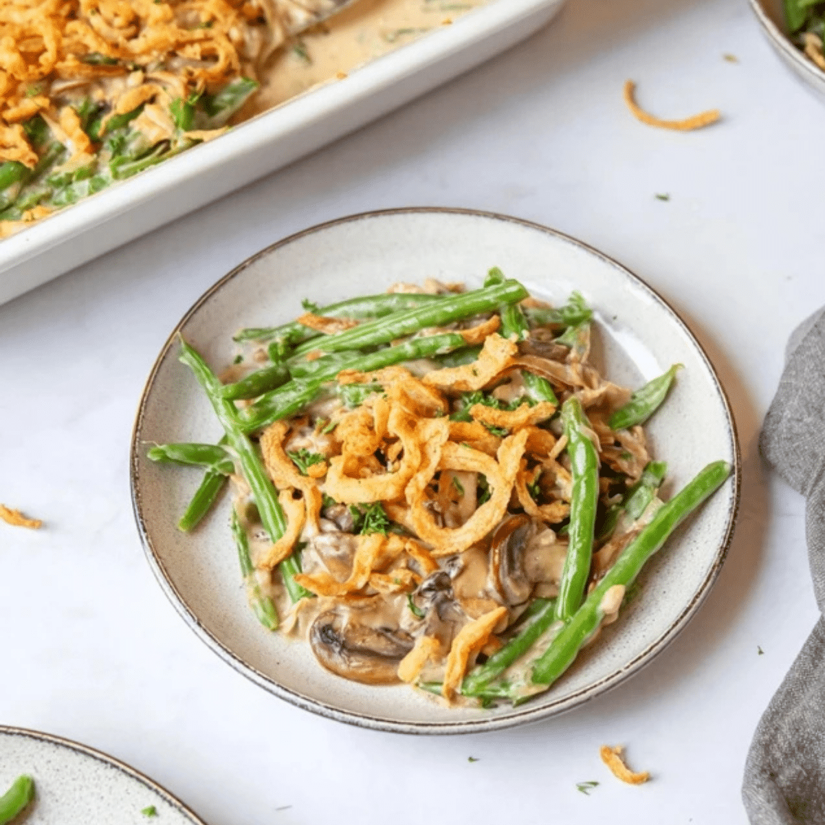Fresh Green Bean Casserole