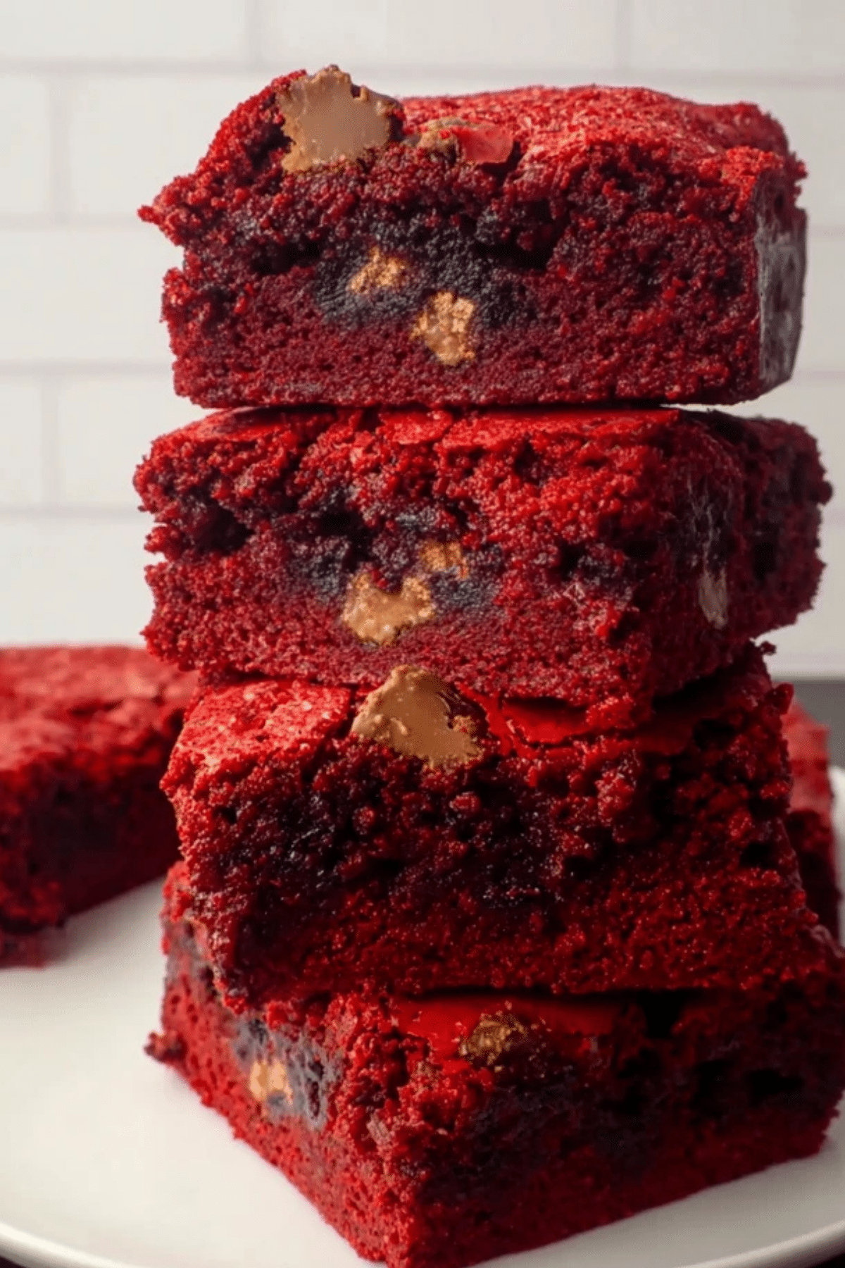 Fudgy Red Velvet Brownies