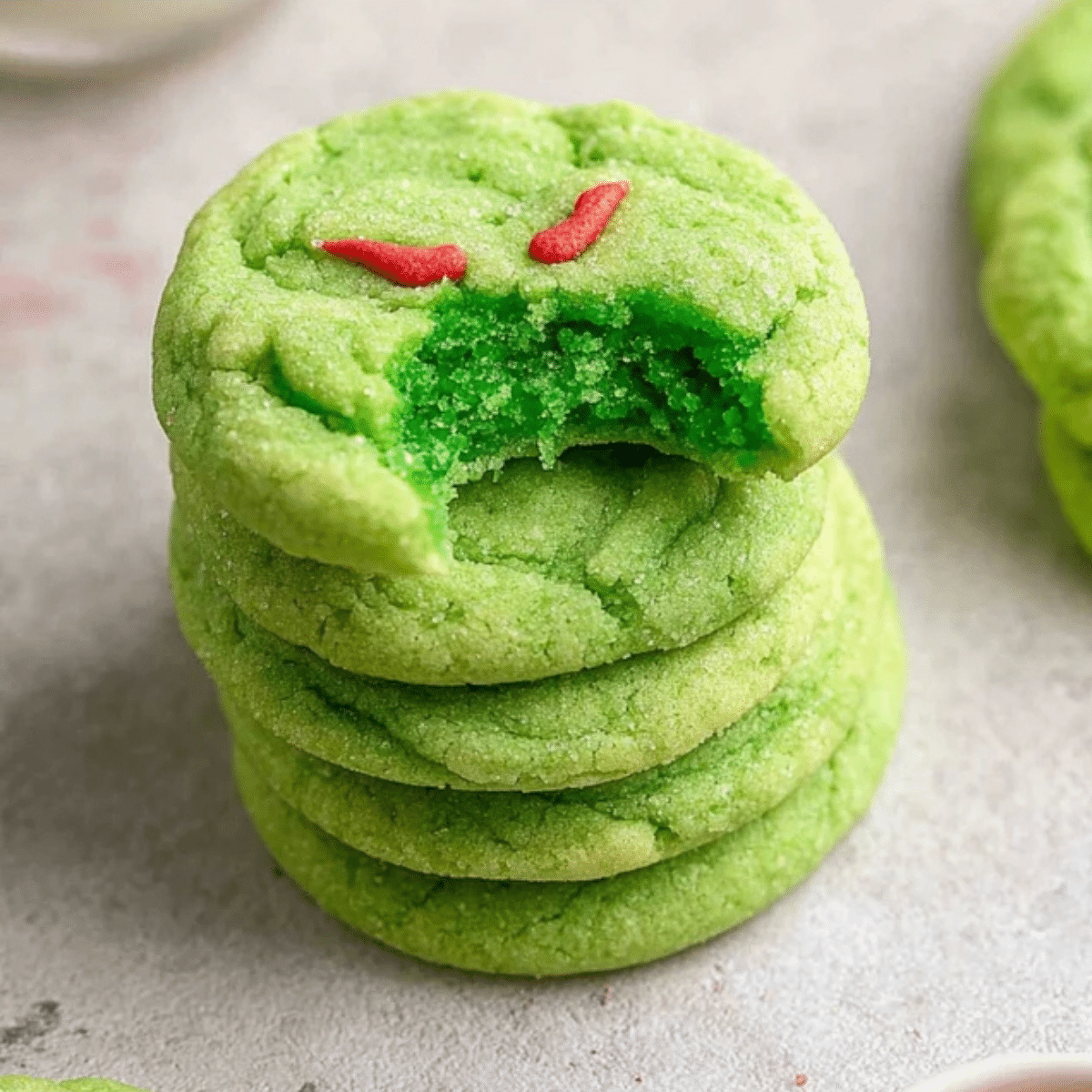 Grinch Sugar Cookies