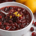 Homemade Fresh Cranberry Orange Sauce